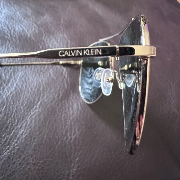 Calvin Klein Green Aviator Sunglasses main image 4